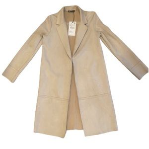 Zara Faux Suede Coat